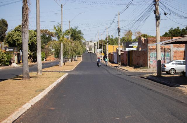 Infraestrutura 2005 em Senador Canedo - Pavimentação
